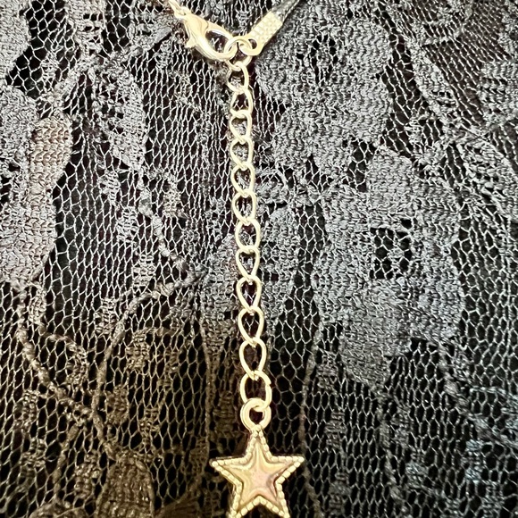 Tarot Card “The Star” Pendant Necklace with Star Charm at back of neck - Picture 15 of 15